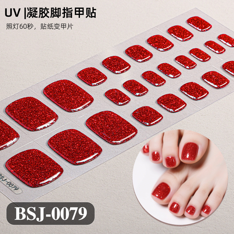 Uv Lamp Nail Resin - Naklejki żelowe na paznokcie u stóp,
