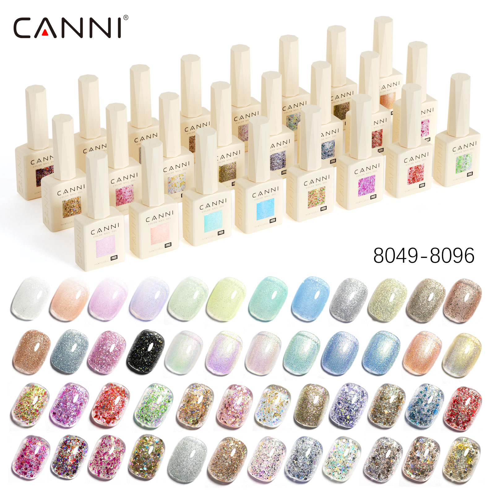 Uv Lamp Nail Resin - Żelowy lakier do paznokci CANNI, bez