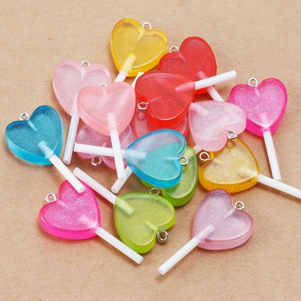 Resin Art Jewellery Kit - 10 szt. uroczych błyszczących zawieszek w