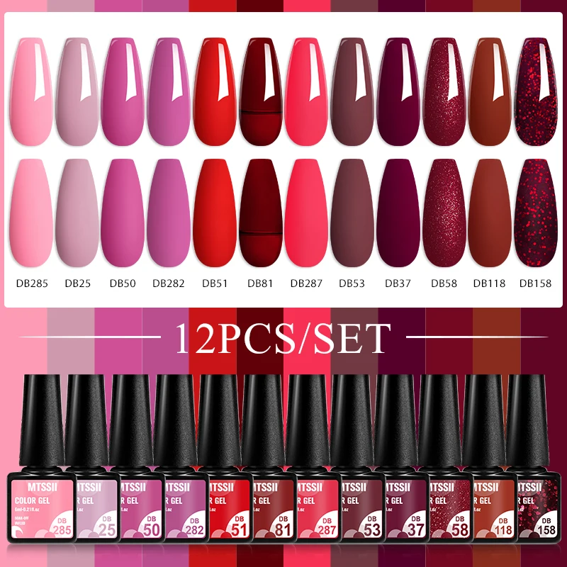 MTSSII 12Pcs/Set Nude Skin Col – Uv Lamp Nail Resin recenzja i cena
