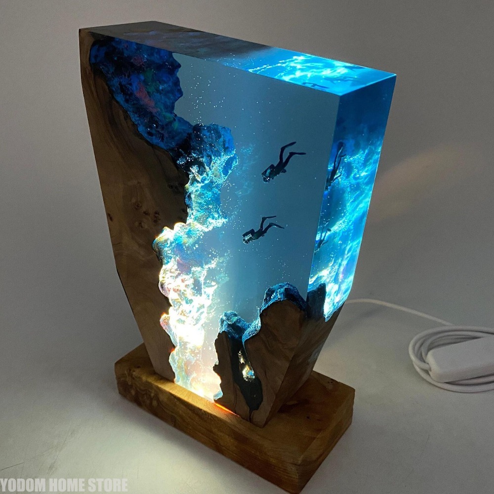 Nowa Lampka Stołowa z Żywicy z – Resin Art World recenzja i cena
