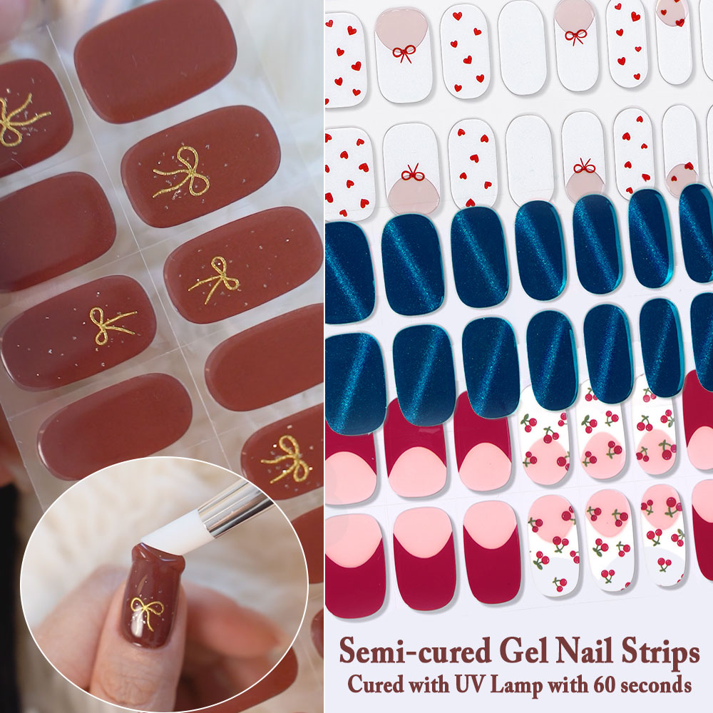 Półutwardzone żelowe paski do  – Uv Lamp Nail Resin recenzja i cena