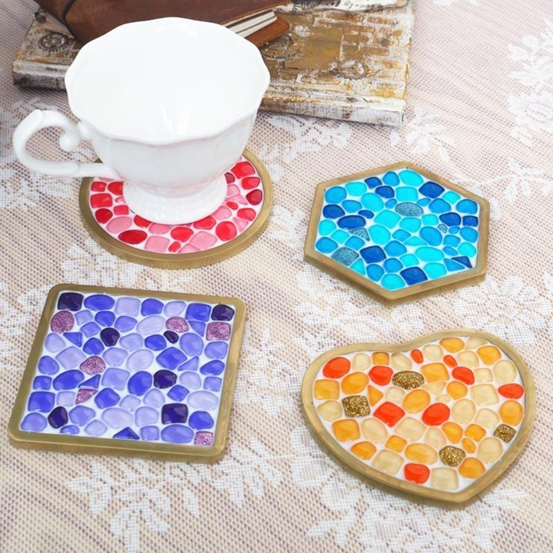 Żywiczna silikonowa formy kwad – Coaster Mold Square recenzja i cena