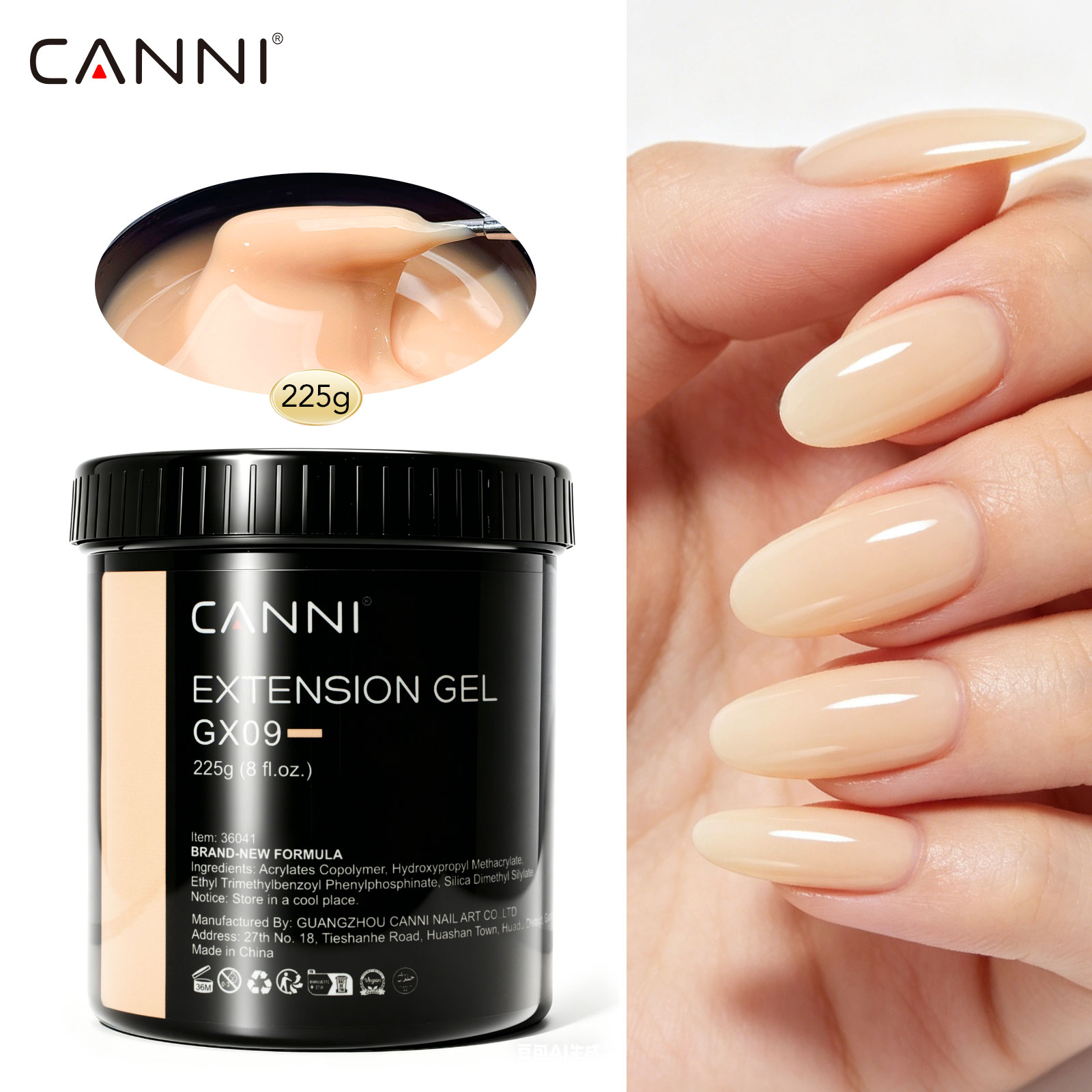 CANNI 225g Żel do modelowania  – Uv Lamp Nail Resin recenzja i cena