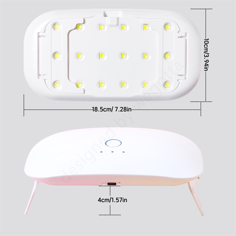 24W USB akumulatorowa lampa UV – Uv Lamp Nail Resin recenzja i cena