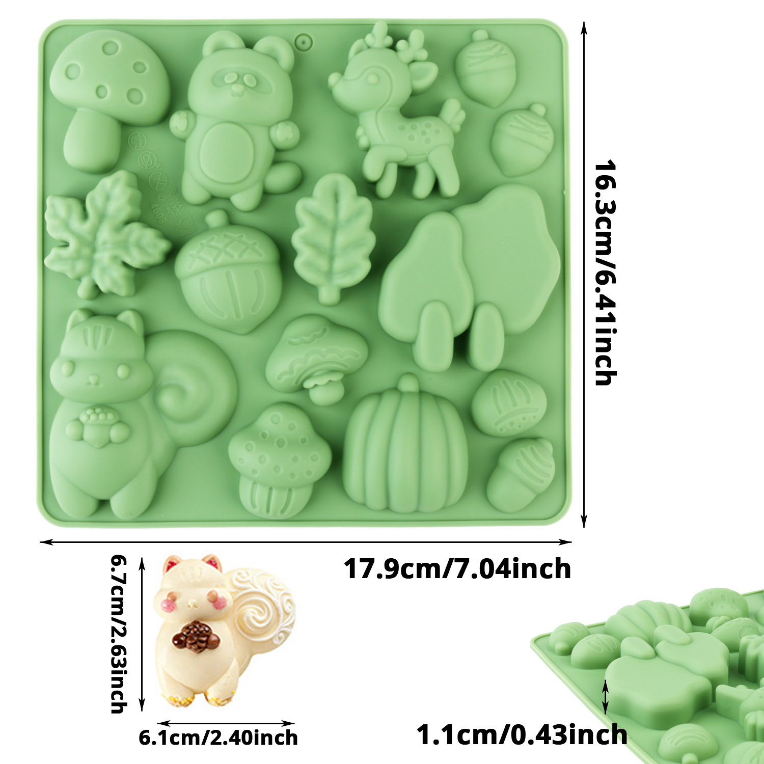 1 Silikonowa forma do ciast w  – Resin Art Accessories recenzja i cena