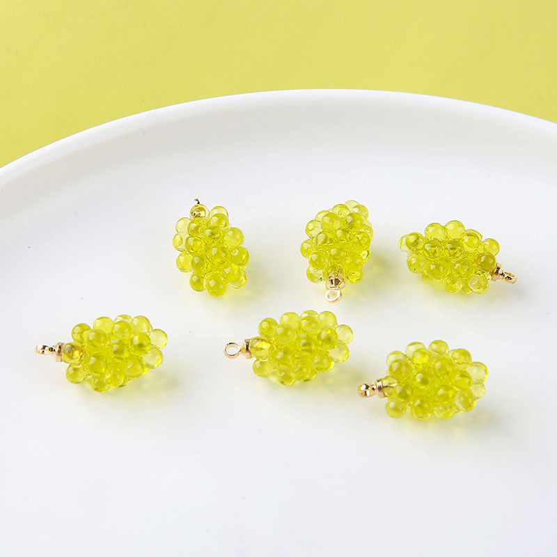 6 szt. Urocze Małe Winogronka  – Resin Art Jewellery Kit recenzja i cena