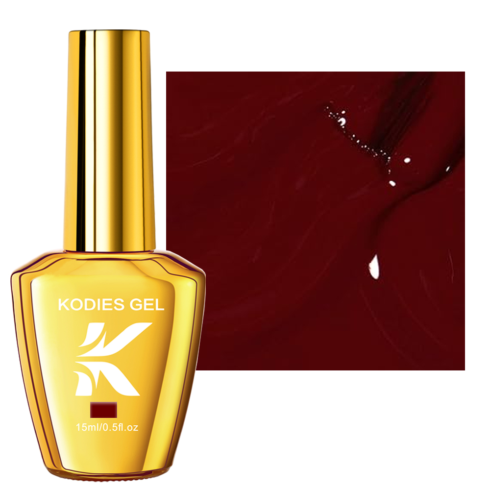 KODIES GEL Burgundy Red Gel Na – Uv Lamp Nail Resin recenzja i cena