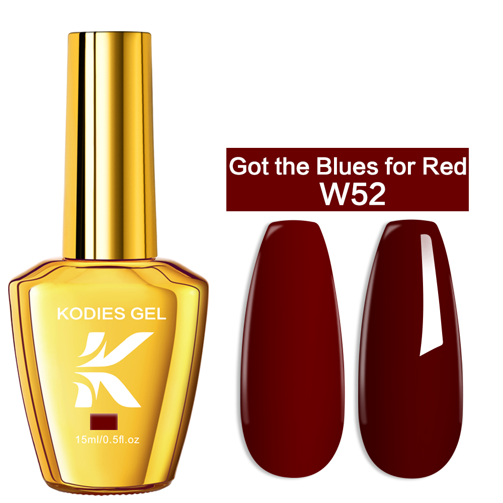 KODIES GEL Burgundy Red Gel Na – Uv Lamp Nail Resin recenzja i cena