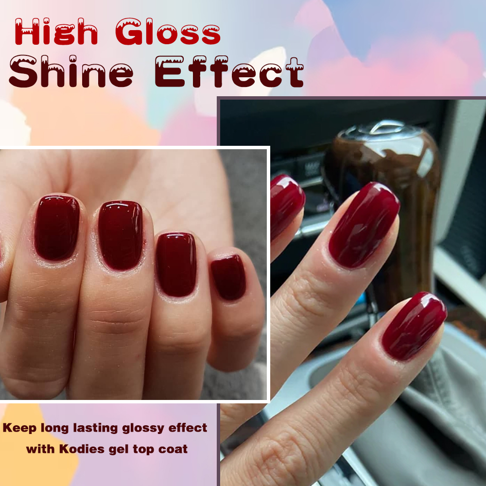 KODIES GEL Burgundy Red Gel Na – Uv Lamp Nail Resin recenzja i cena
