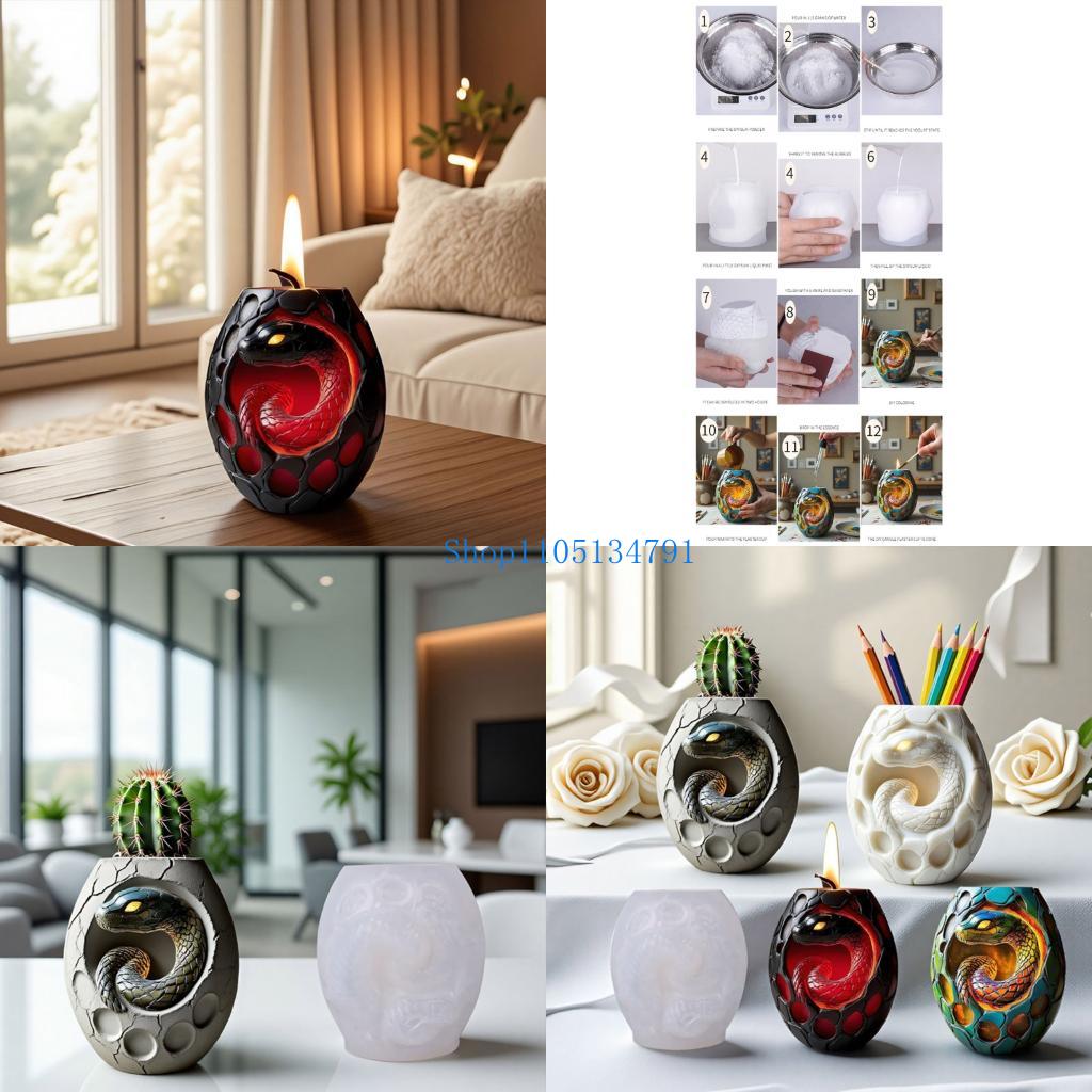98 kreatywny wzór węża silikon – Resin Art Unique Ideas recenzja i cena